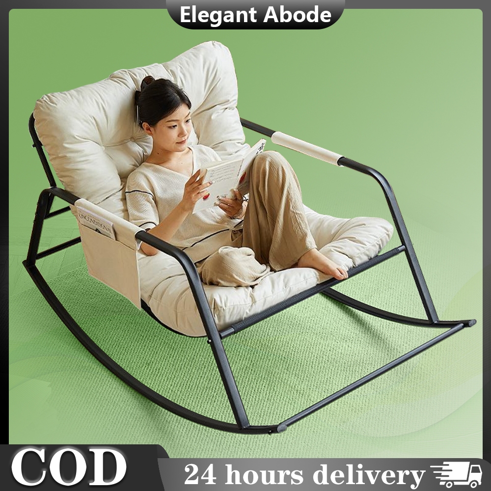 Rocking Chair Dorm Chair Rocker Adult Home Balcony Living Room Simple ...