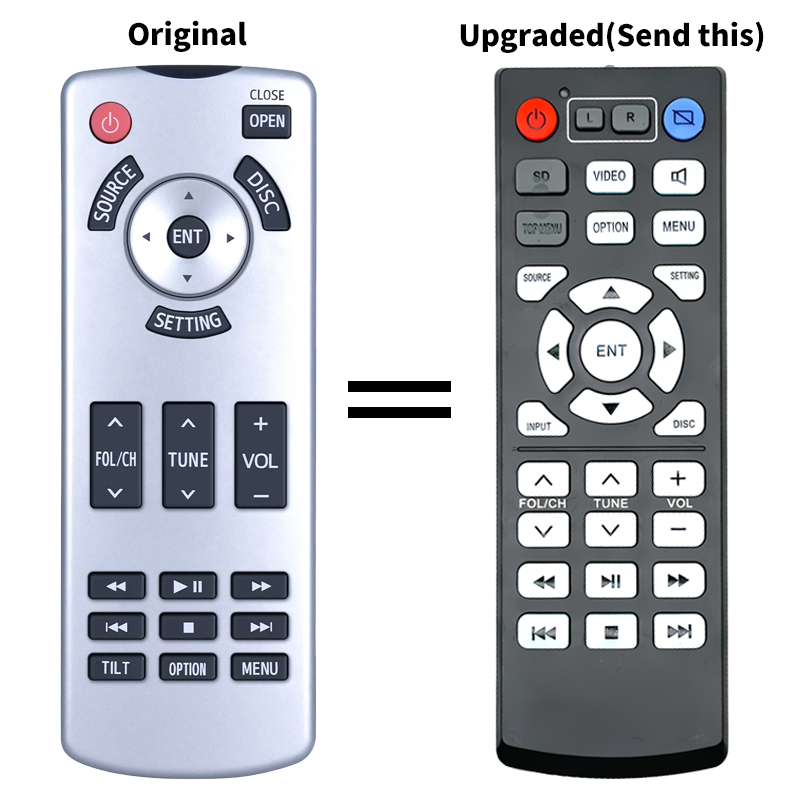 Remote Control For Lexus LM300 Rear Seat Entertainment DVD | Shopee ...