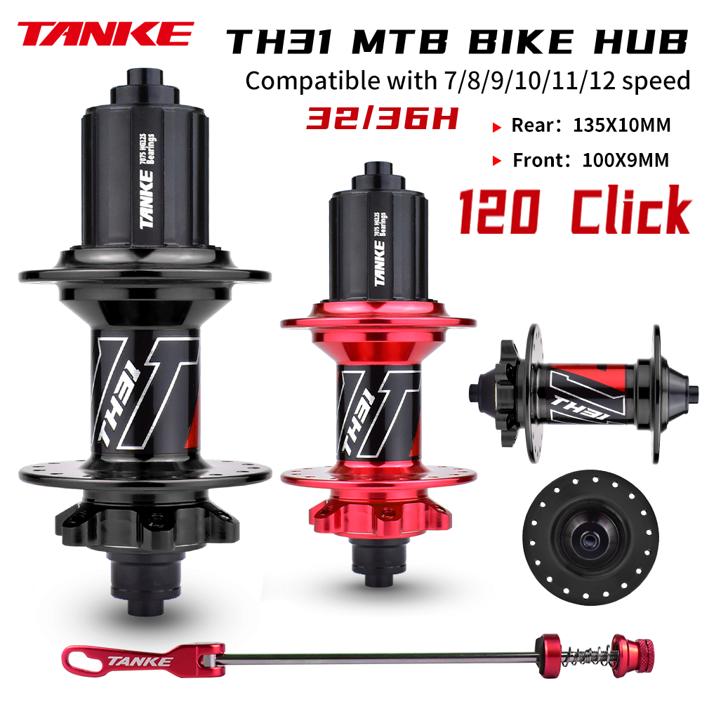 Thru Axle Road Bike Hubs 36 Holes TANKE Bike 32 36 Holes Hub Pawls