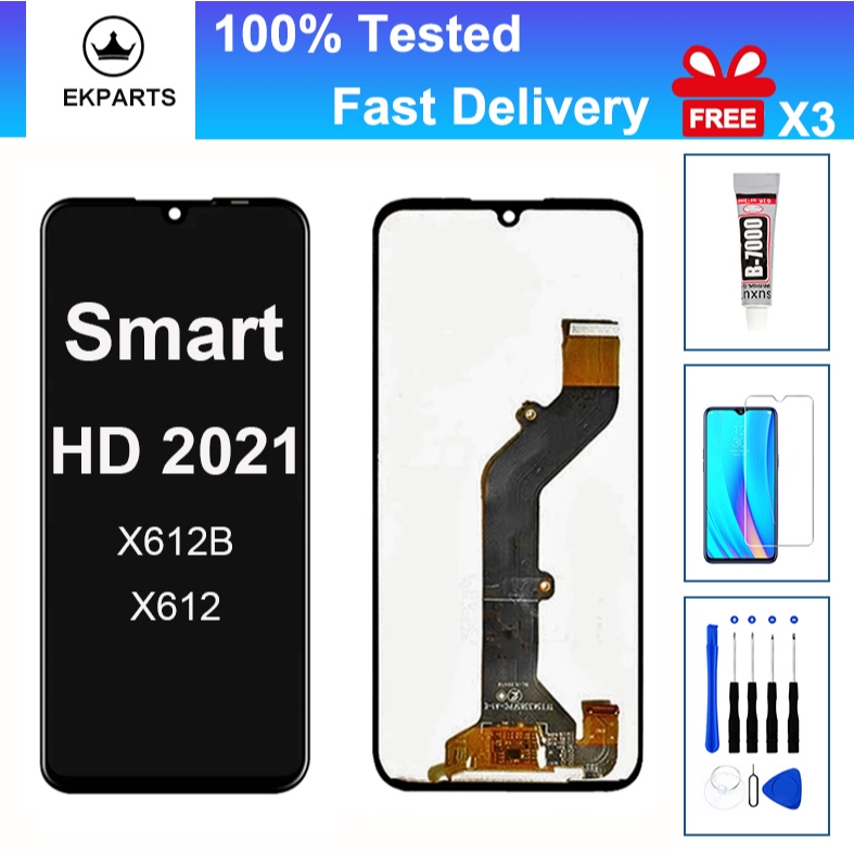 High Quality LCD For Infinix Smart HD 2021 X612 Display Touch Screen ...