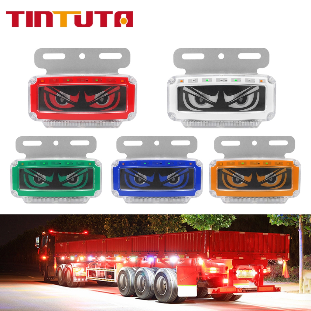 1X 24V Led Light for Truck Side Light Demon Eye Blinking Side Warning ...