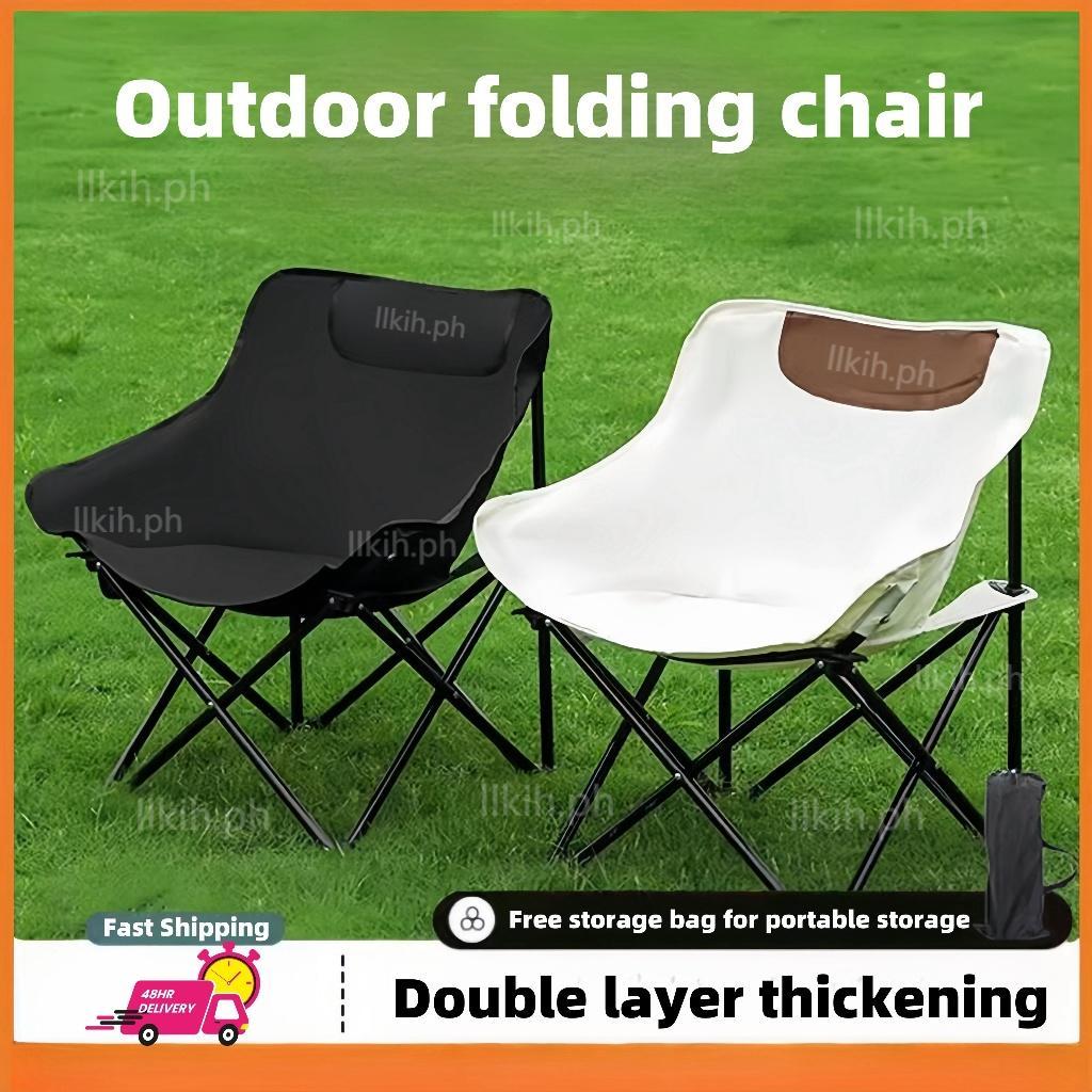 【COD】Camping Chair Outdoor Beach Chair Folding Chair Camping Foldable ...