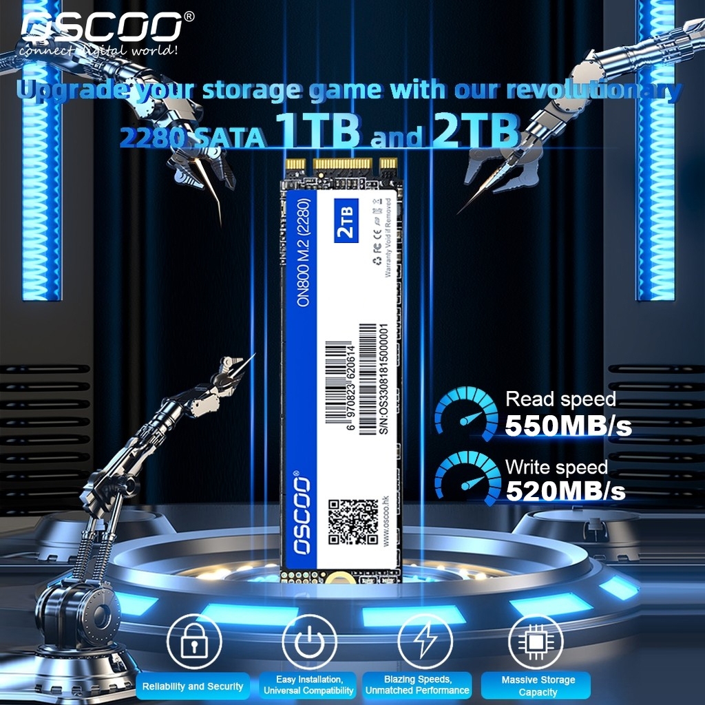 Disque Flash M.2 NGFF SSD 256 Go 2280 Interne Solid State