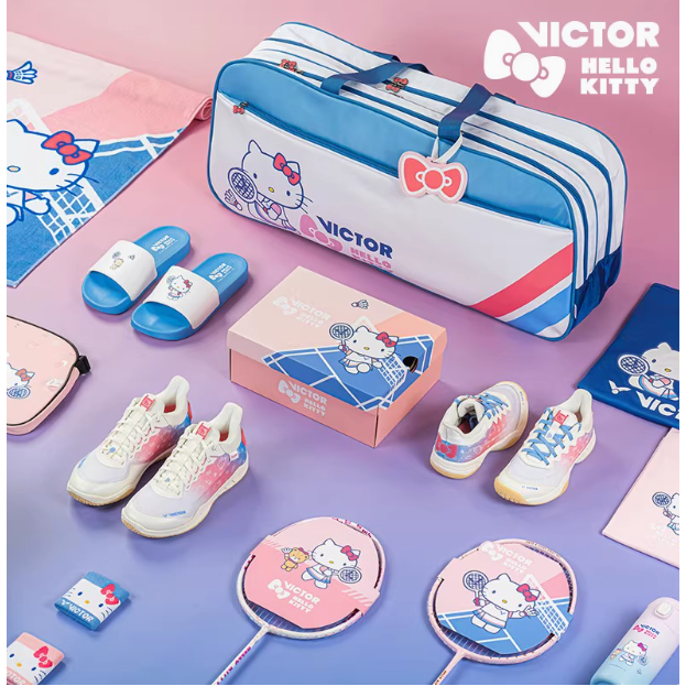 VICTOR HelloKitty Hello Kitty KT Joint Backpack Badminton Bag | Shopee ...