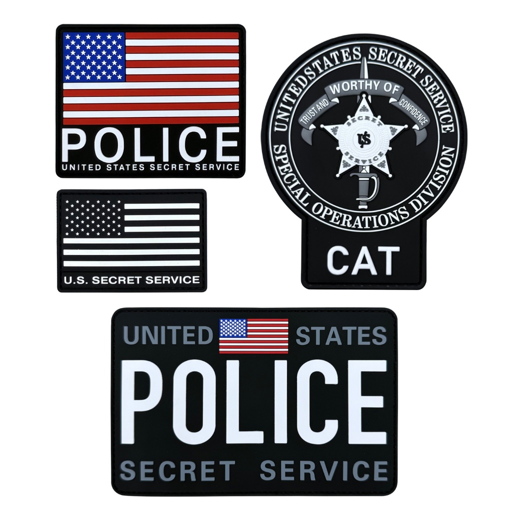PVC Rubber Patch 3D FBI CAT Badge Armband Fastener | Shopee Philippines