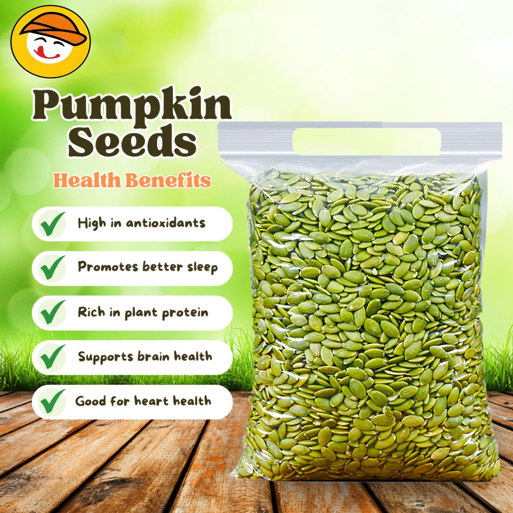 【COD】Roasted Pumpkin Kernel Organic Pumpkin Seeds Natural Nuts Low Fat ...
