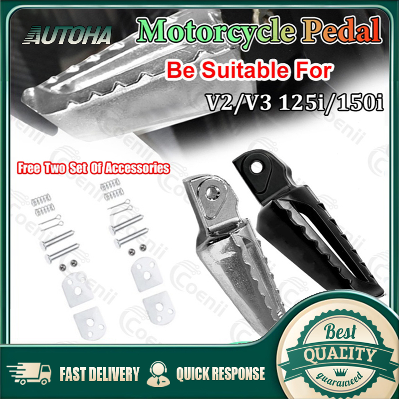 Motorcycle Footrest Replace Honda Click Footrest BEAT FI V2/ V3 Alloy ...