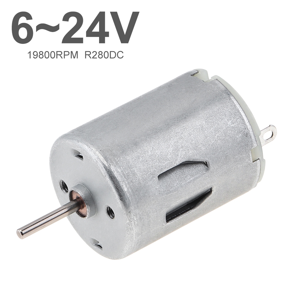 R280 DC Motor 6-24V 19800RPM High Speed Micro Motor | Shopee Philippines