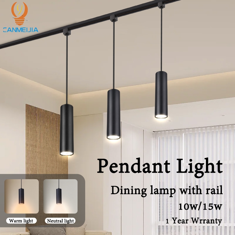 LED Kitchen Pendant Lights with Rail Dining Lamp lampa Modern Drop ...