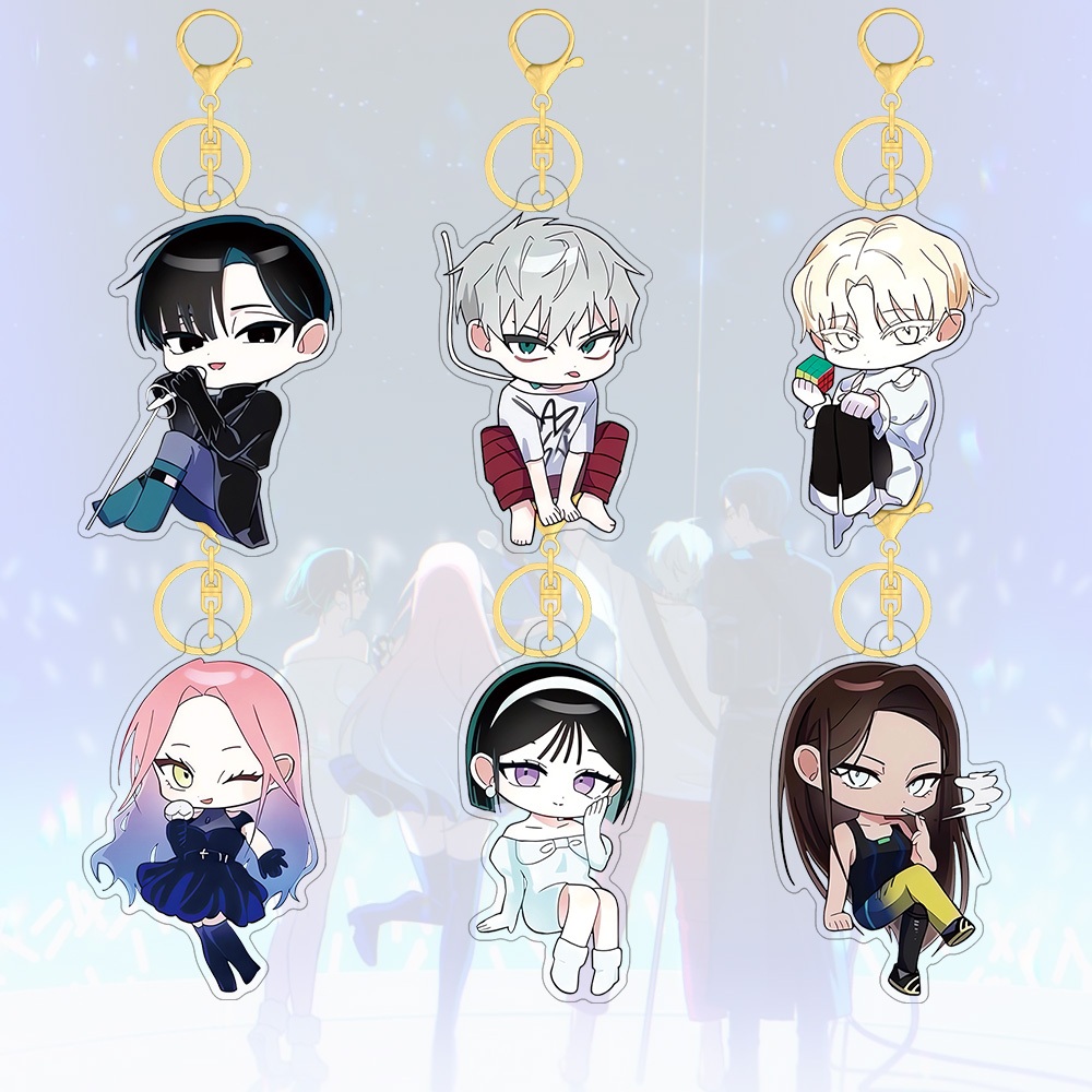[Premium Gift Edition]Acrylic Keychain Alien Stage Cartoon Character ...
