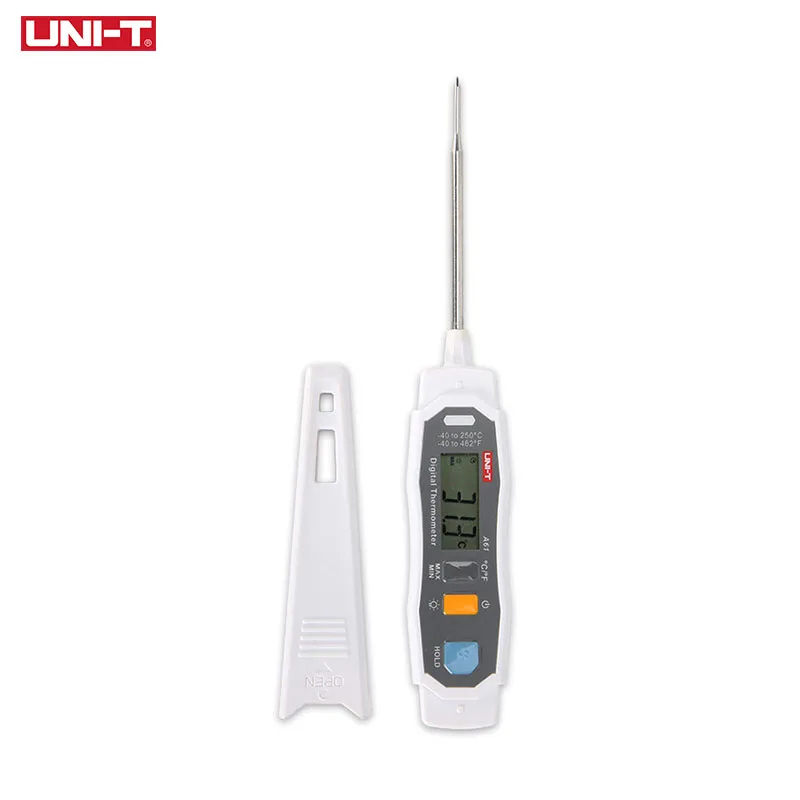 UNI-T Digital Probe Oven Thermometer A61 LED Indication Water Oil ...