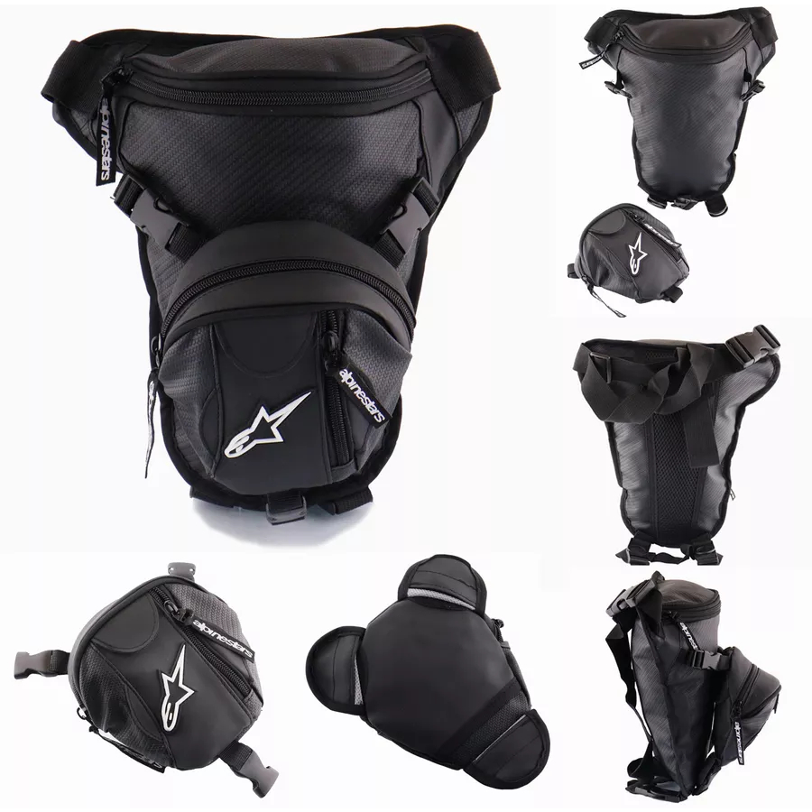 Motorcycle Leg Bag - Waterproof Drop Leg Pouch With Removable Straps, Thigh Bag For Riding, Hiking, Travel - View #4