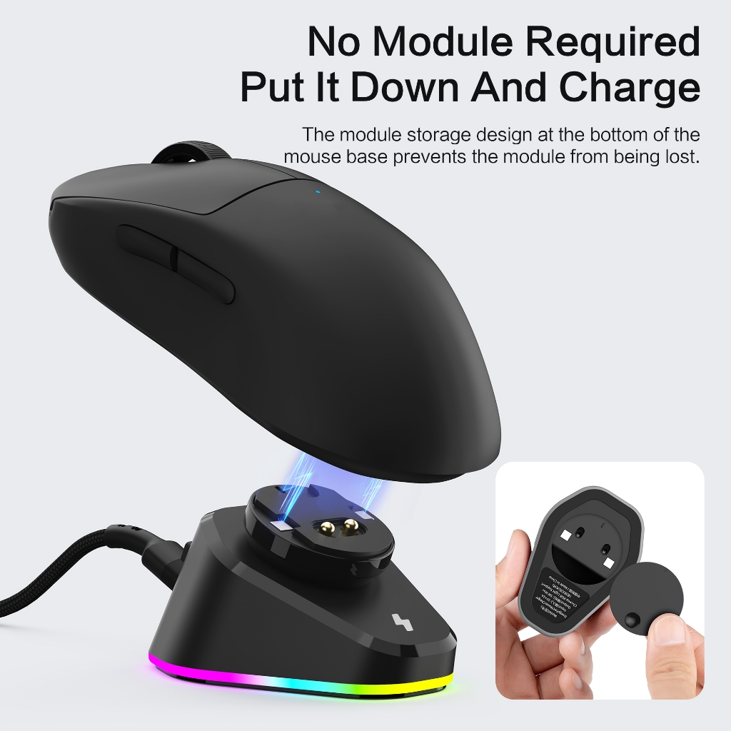 Wireless Mouse Charging Dock for G Pro X Superlight G502 lightspeed ...