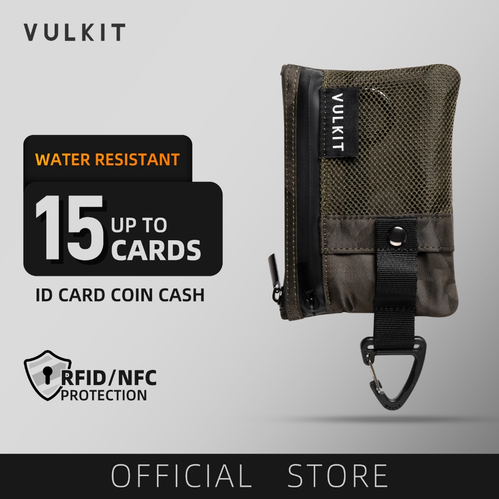 VULKIT-Minimalist RFID Blocking Wallet Water Resistant Design with ...