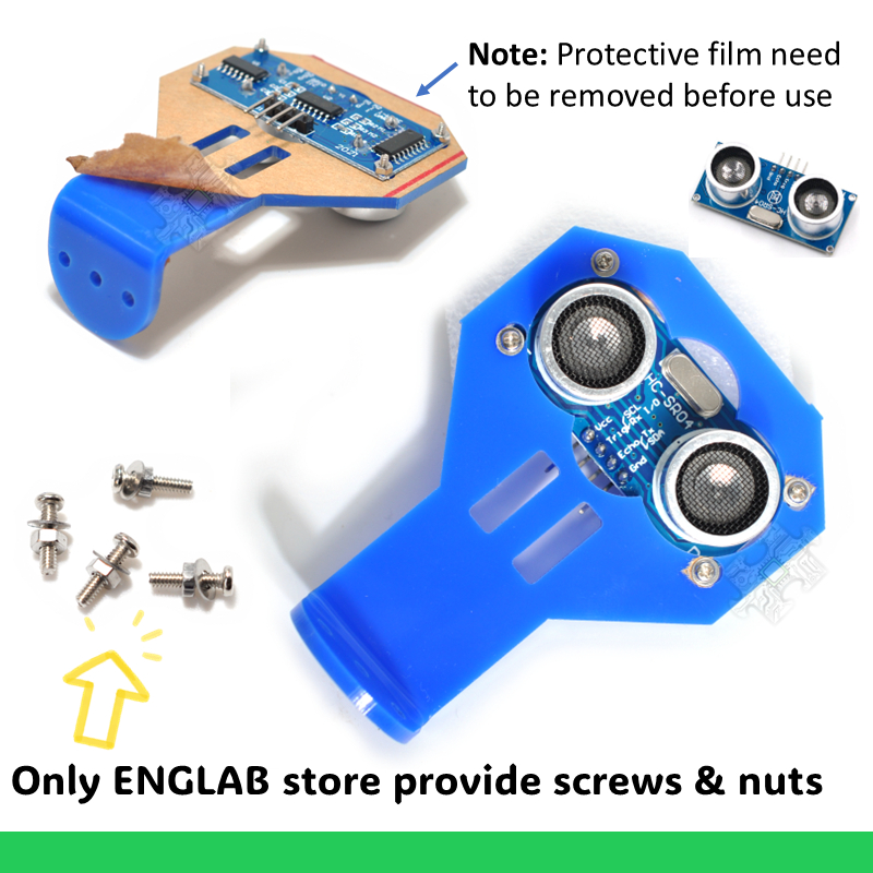 ENGLAB★ Ultrasonic sensor HC-SR04 for Arduino, HC SR04 Ultrasonic ...