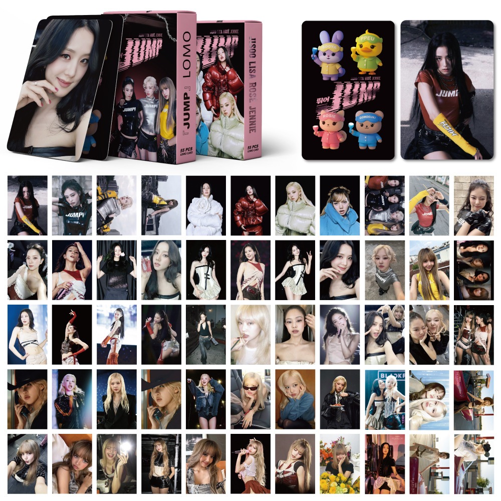 55pcs BP Lomo Cards Lisa NEW WOMAN Rockstar 8th Anniversary HANK & ROSE ...
