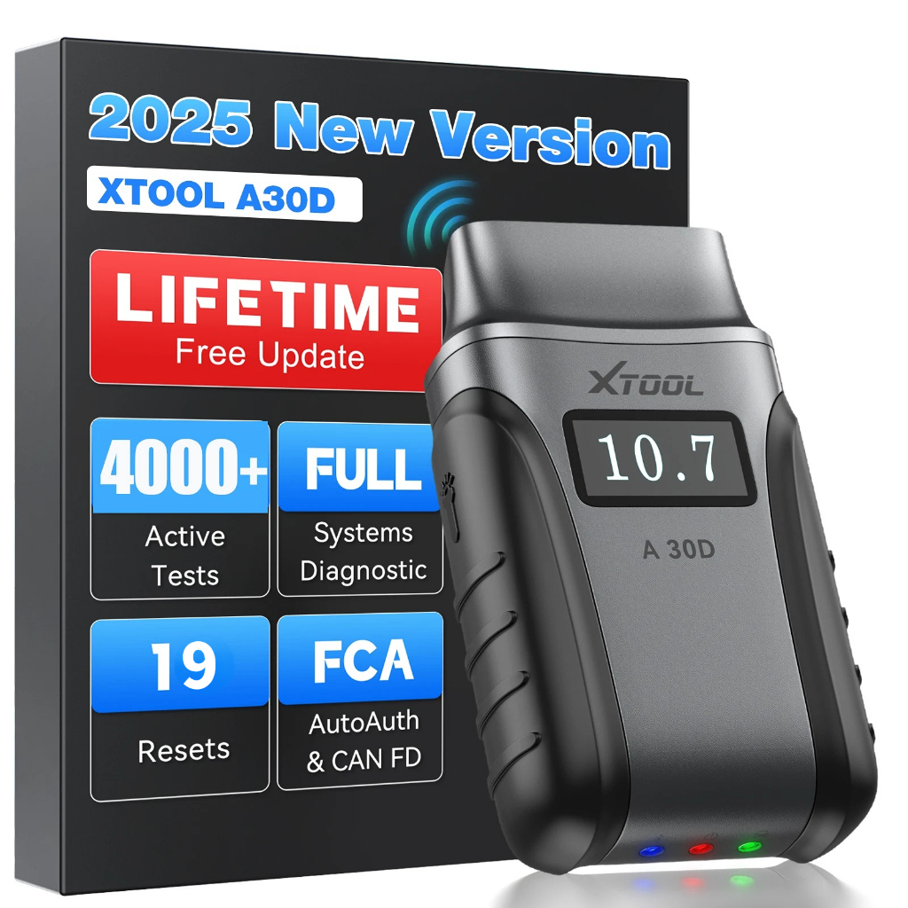 XTOOL A30D Lifetime Free Wireless Bidirectional Scan Tool Full System ...