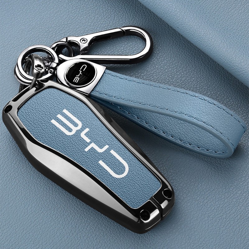 Leather Key Cover for BYD Sealion 6/Seal/ATTO 3/Dolphin | Shopee ...
