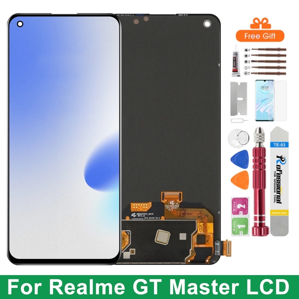 For Realme gt master edition RMX3363 LCD Display Digital Touch Screen ...