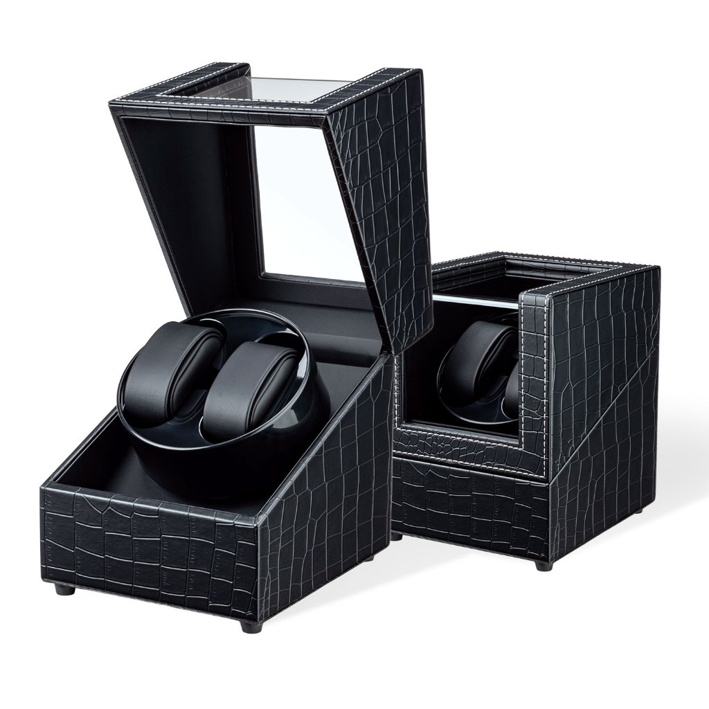 Automatic Dual Watch Winder,Double Watch Winder Box for Men and Women