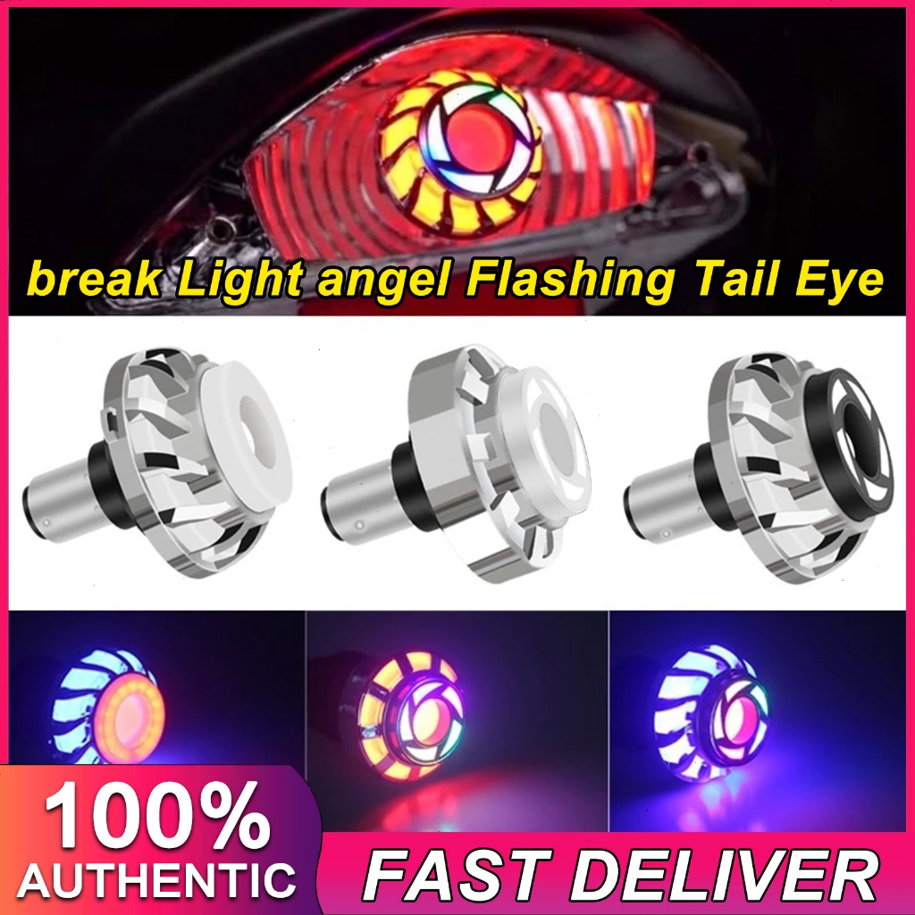 Motorcycle Strobe Warning LED Motor Brake Light Tail Light Rear Flash ...