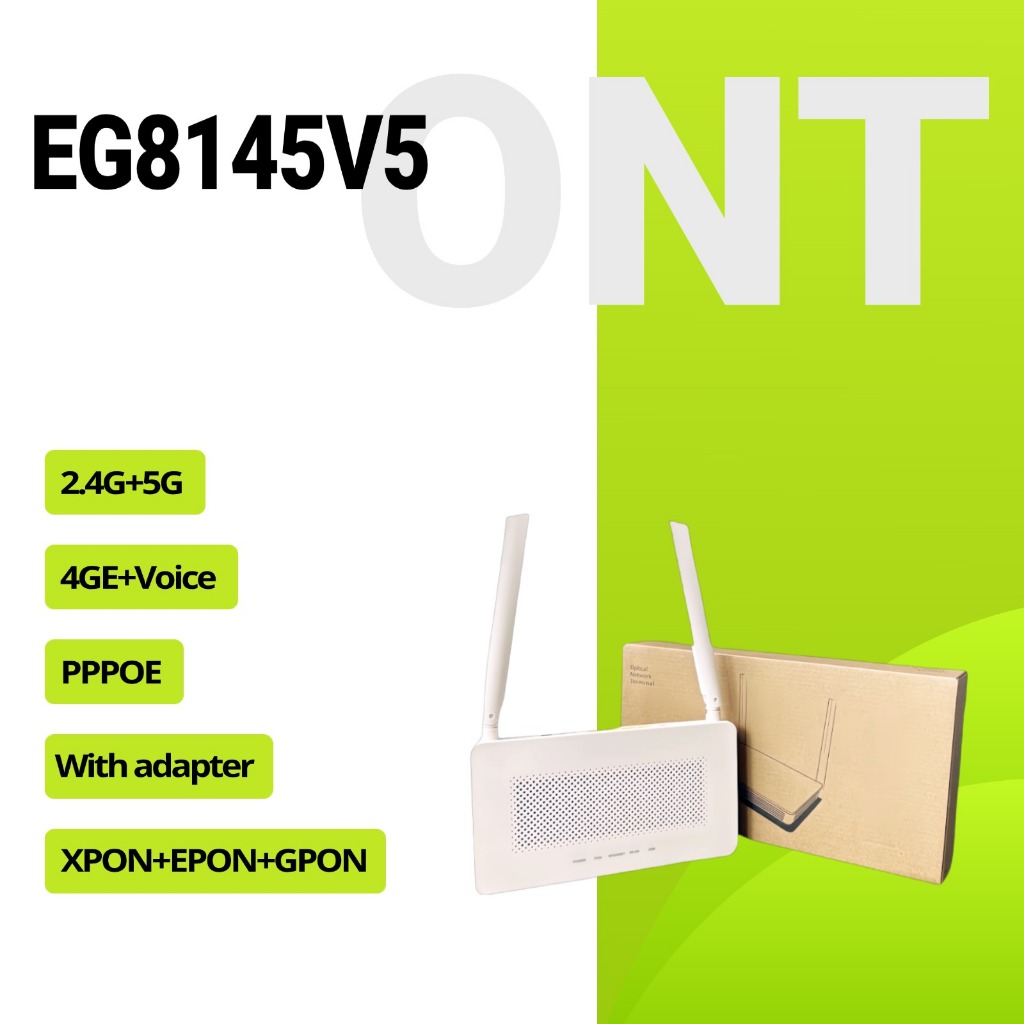 Brand New 5V5 EG8145V5 ONU UPC/APC EPON/GPON/XPON Vlan 5DBI Large ...