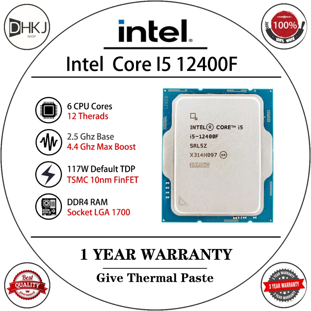 intel i5 12400f - Best Prices and Online Promos - Jul 2026 | Shopee ...