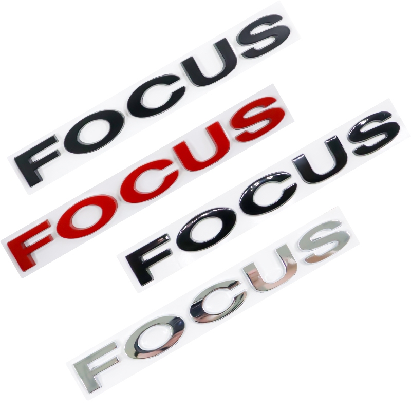 FOCUS logo 3D Metal Ford Focus 05-14 model car Side trunk logo FOCUS ...