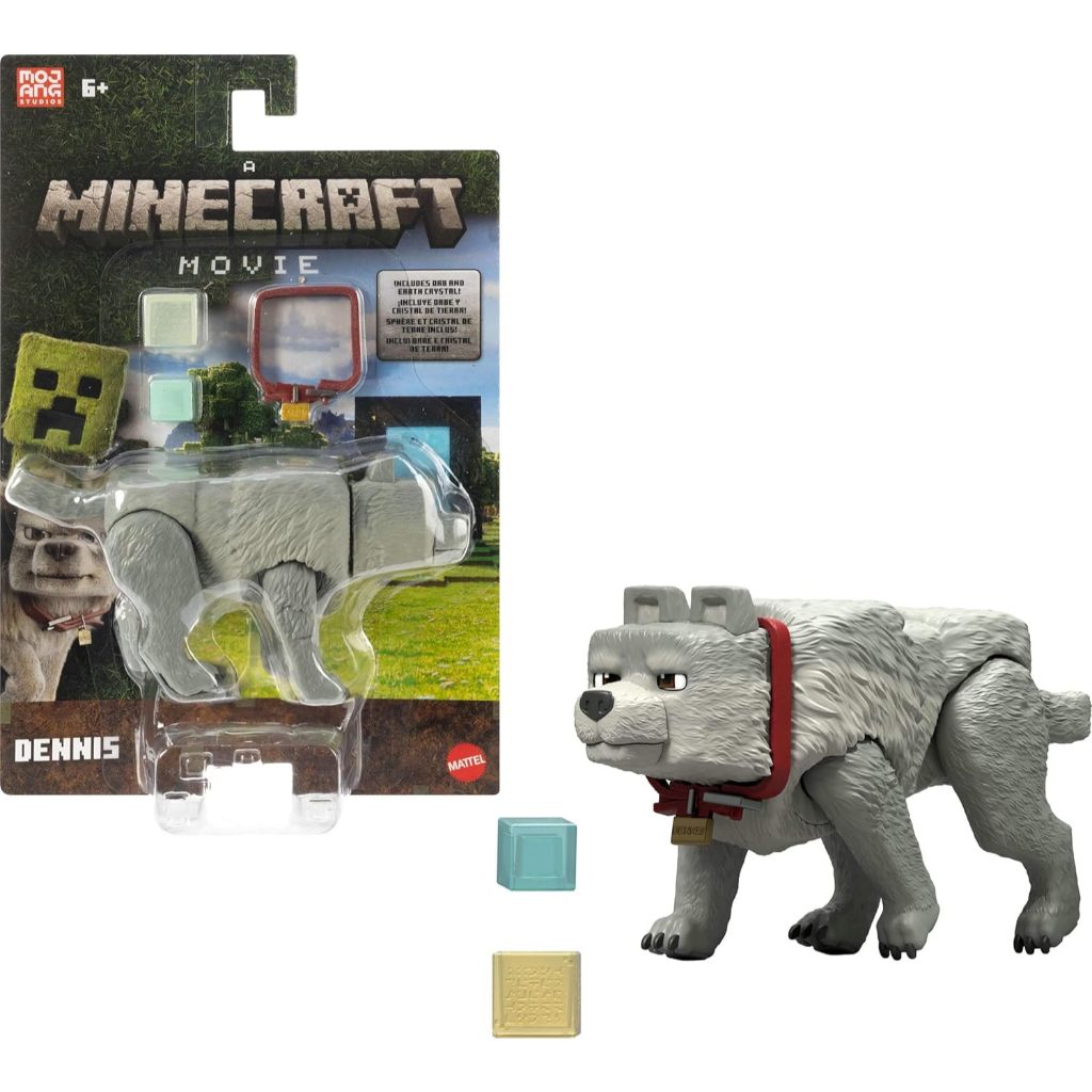 Action Figure Minecraft Mattel - Piglin Warrior 8,3 Cm - Ispirato Al Film - Posabile Con Warhammer E Lancia - Giocattolo Da Collezione Per Bambini 6+