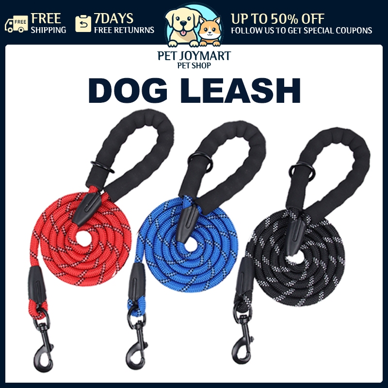 Leash EVA Dog Thick Durable Nylon Rope Comfortable Padded Handle ...
