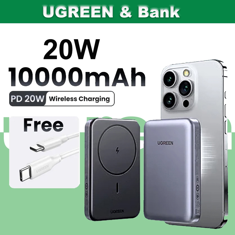Ugreen Charger Magnetic Type C UGREEN PB561 5000/10000mAh PD 20W