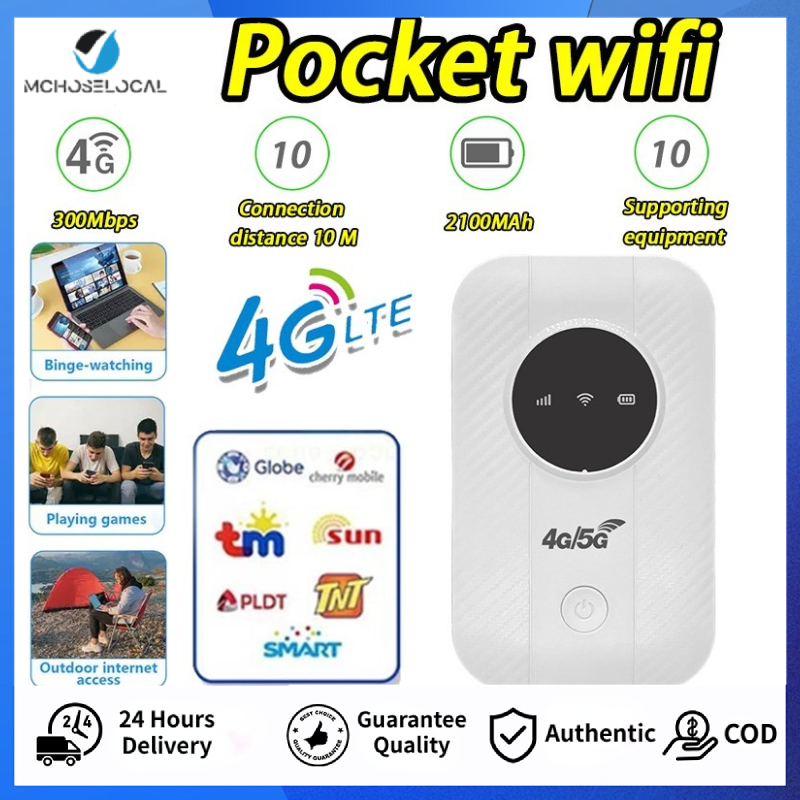 [COD] Portable Wireless WiFi 300Mbps 4G/5G Pocket WiFi openline all ...