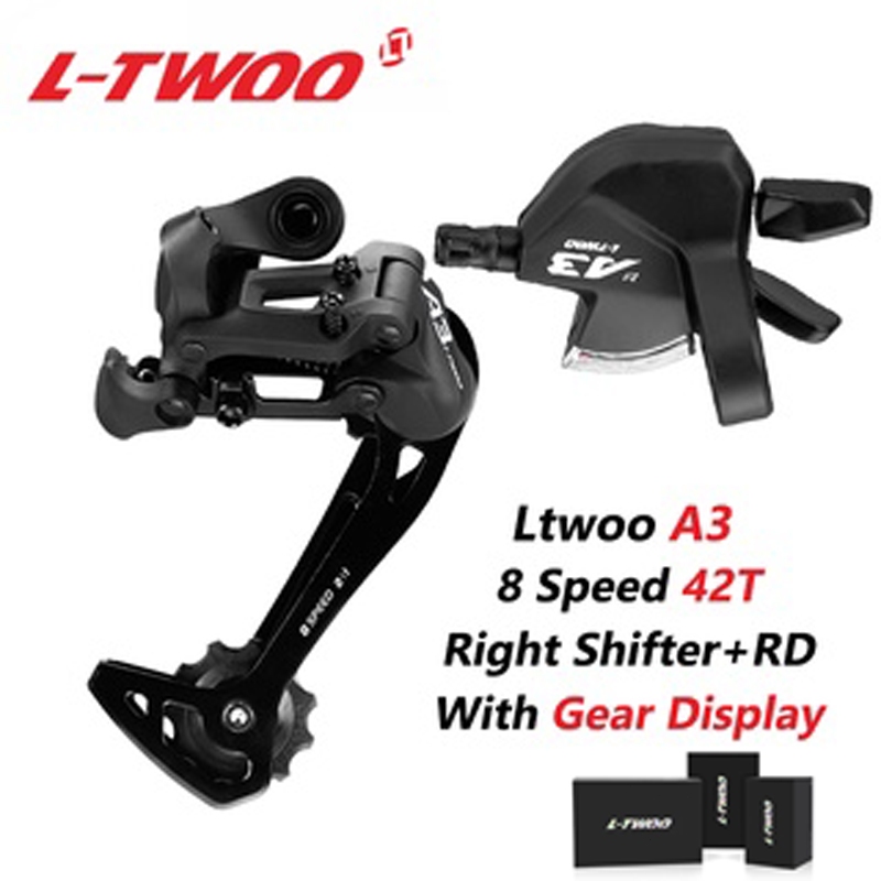LTWOO A3 8 Speed 42T Rear Derailleur+Right Shifter lever with optical ...