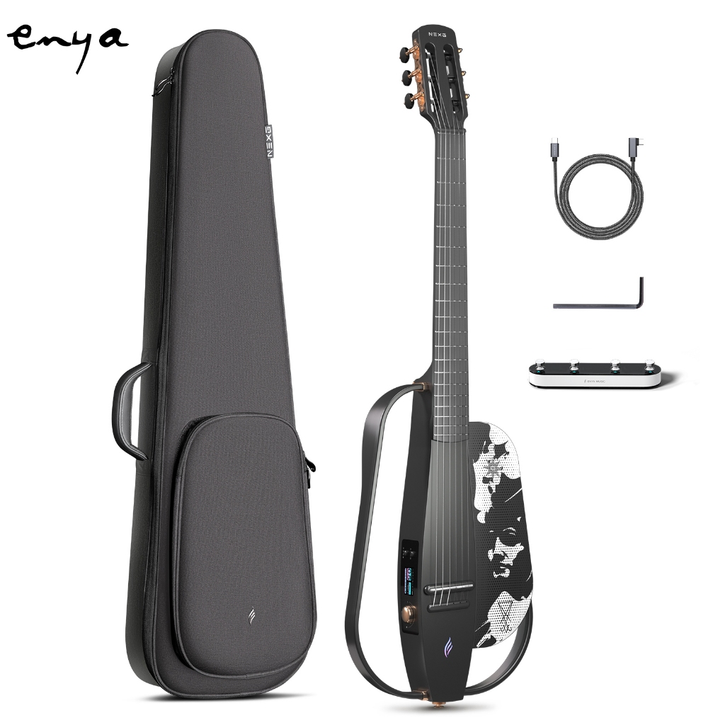Enya Acoustic-Electric Carbon Fiber Classical Nylon String Travel ...