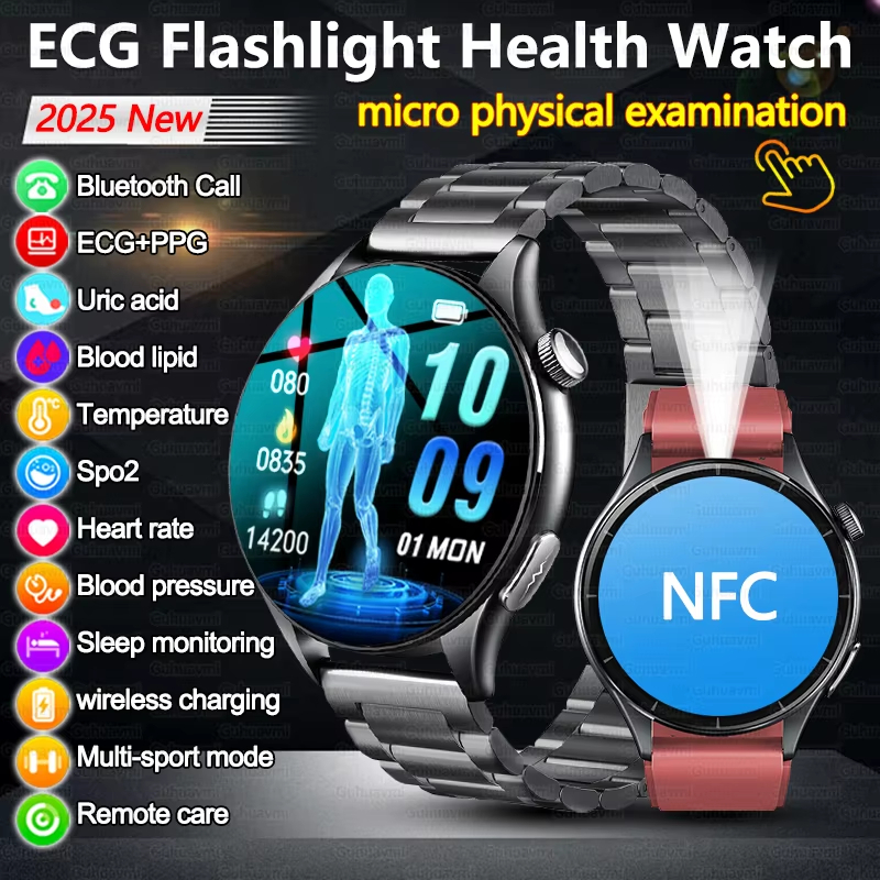 e400 smart watch ecg blood pressure