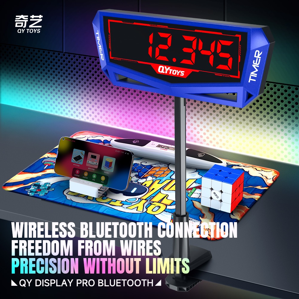 QiYi Display Upgraded Bluetooth Connection Timer Speed Cube Competition ...
