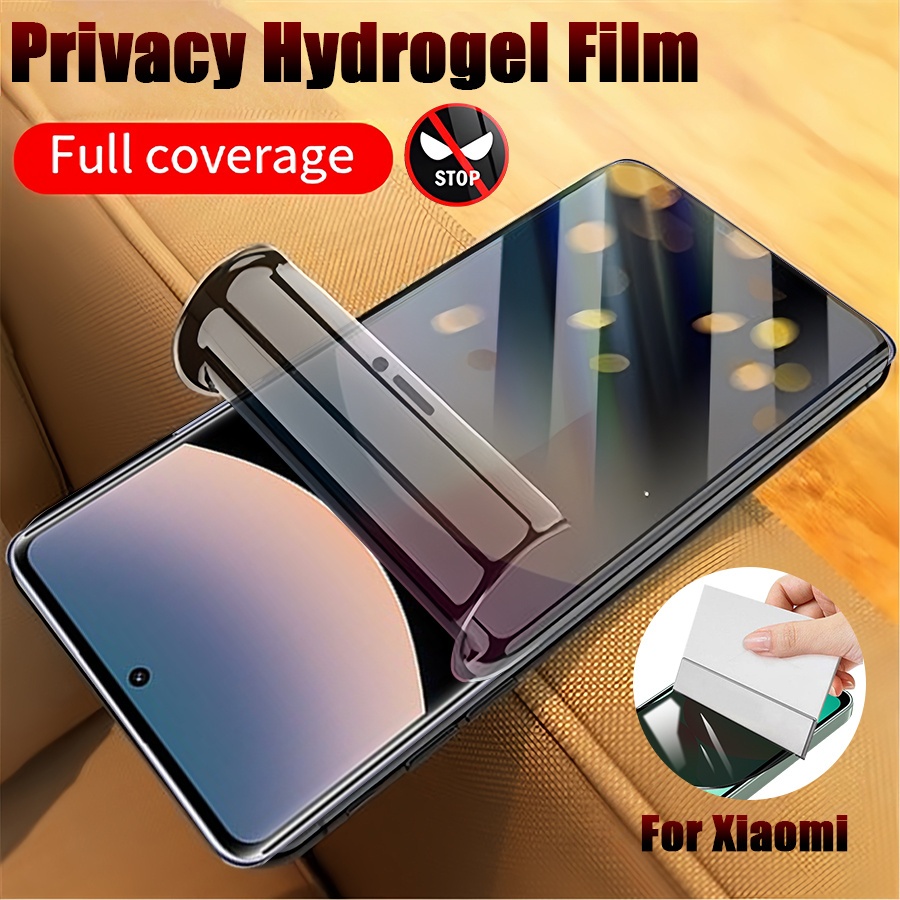 Full Privacy Anti-Peeping Hydrogel Film For for Xiaomi Redmi Note 14 13 12  12s 11 10 Pro Plus 5G 11s 10s 9s Mi 11 Lite 13T 12 9T 10T 11T 12T 