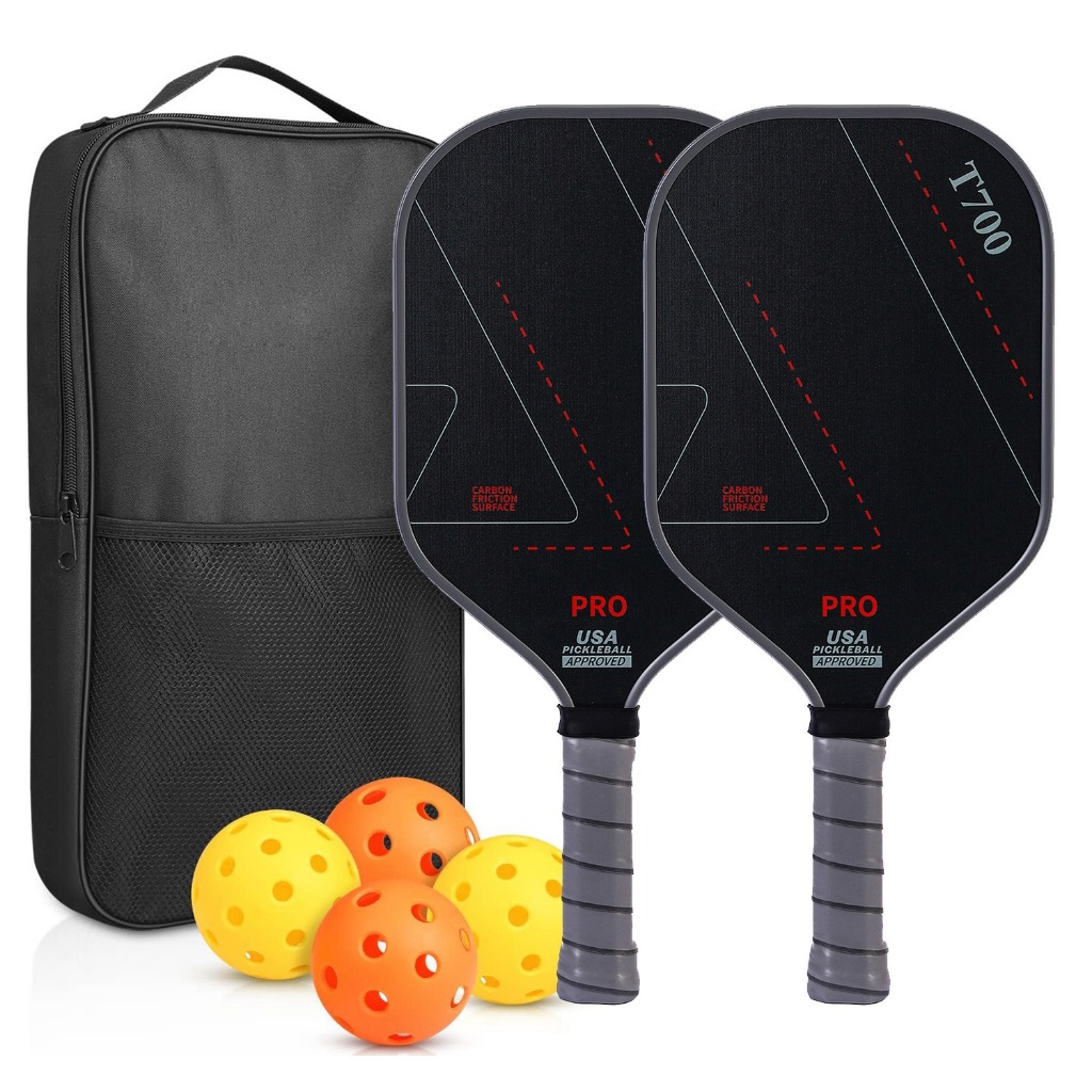 Pickleball Racket T700 Carbon Fiber Graphite Cloth Matte Professional ...