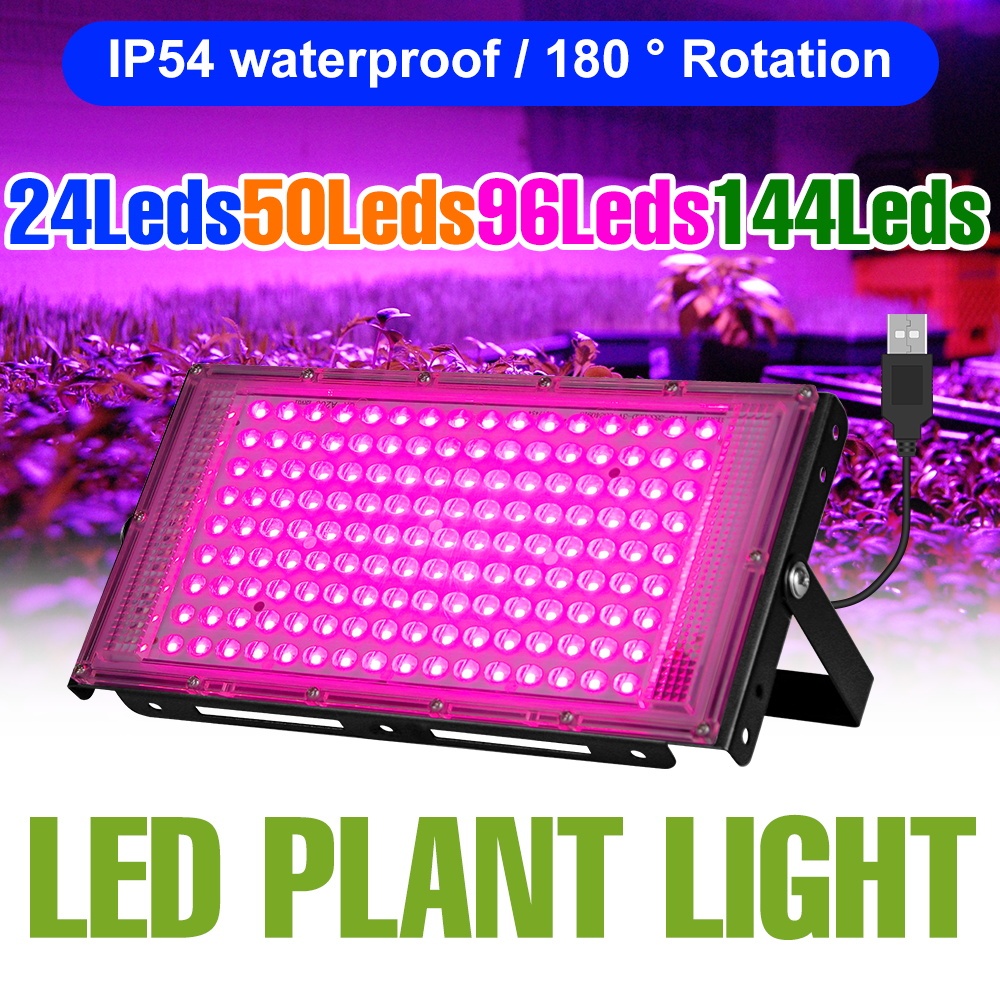 USB LED Plant Grow Light Sunlight Succulent Fill Lamps 5V Indoor Full ...