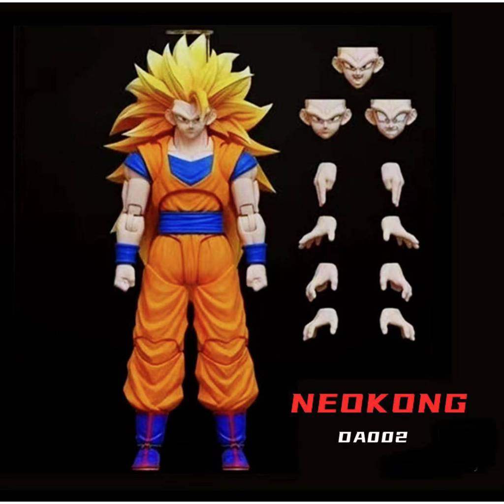 NEOKONG Model Goku Vegetto Super Saiyan Super Three Form Dragon Ball 1/ ...