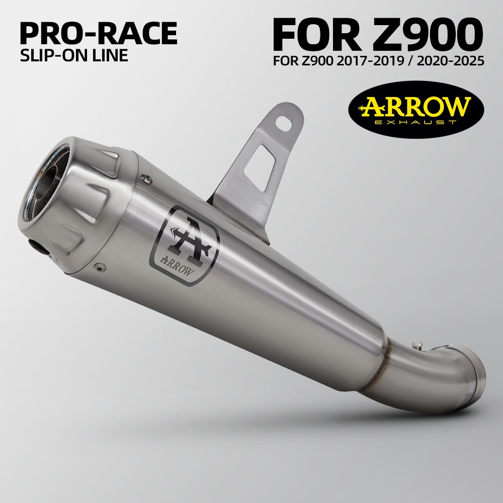ARROW PRO-RACE exhaust kit slip on line for kawasaki z900 z900se 2017 ...