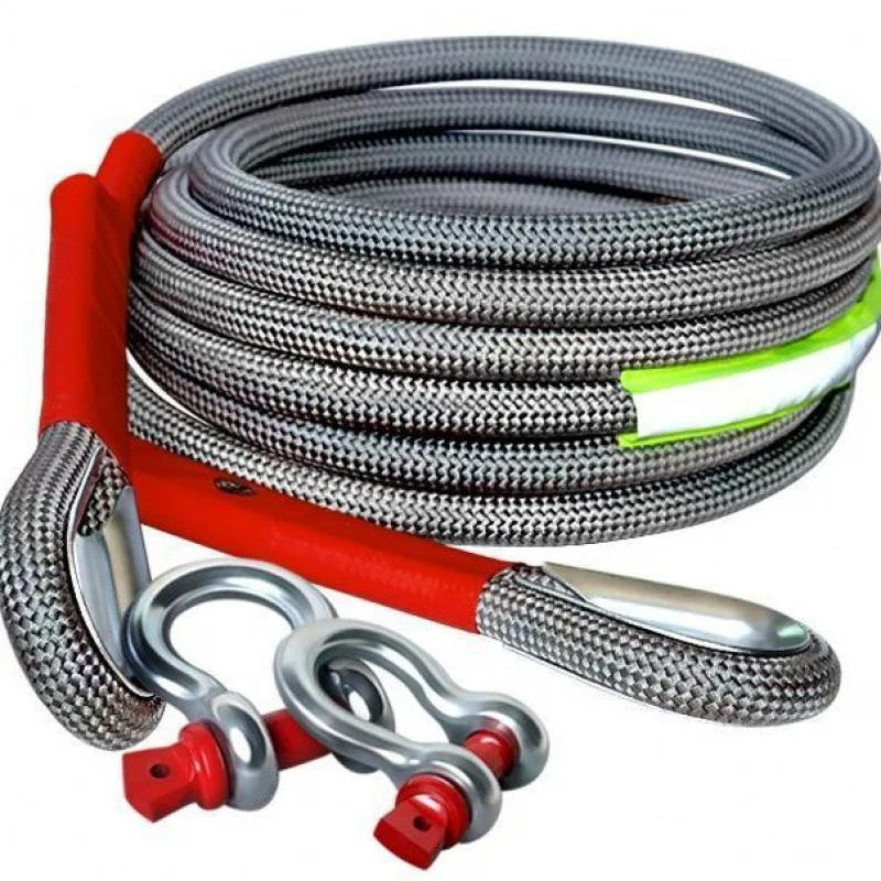 3/4/5M 3-10Ton Towing Rope For Car Emergency Heavy Duty Rescue Rope Car ...