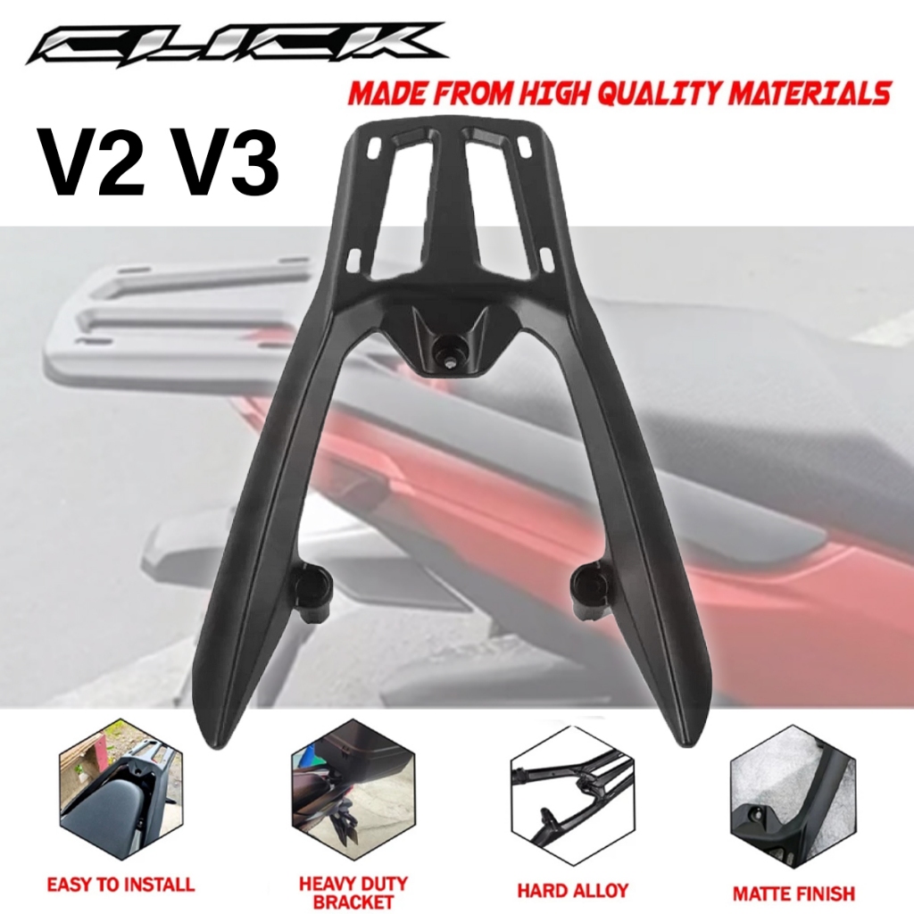 HONDA CLICK V2 V3 RAVEN HRV TOP BOX BRACKET HEAVY DUTY FOR CLICK 125i ...