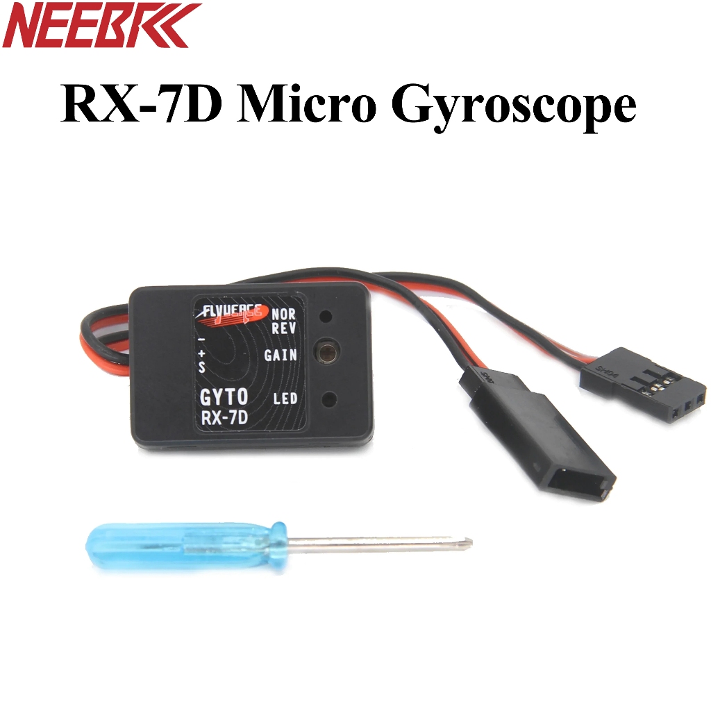 NEEBRC RX-7D Mini Gyro DC 4.8-7.4V Micro Gyroscope For RC Car Drift ...