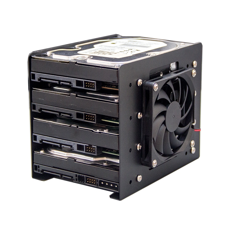 4F 3.5 hard disk bracket computer chassis expansion bracket fan cooling ...