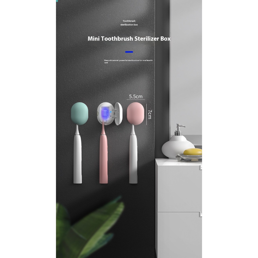 Portable Mini Toothbrush Sterilizer Household Travel Toothbrush UV ...