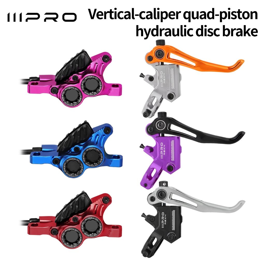 IIIPRO R2X4 Bicycle Stand Cylinder Four Piston Hydraulic Disc Brake ...