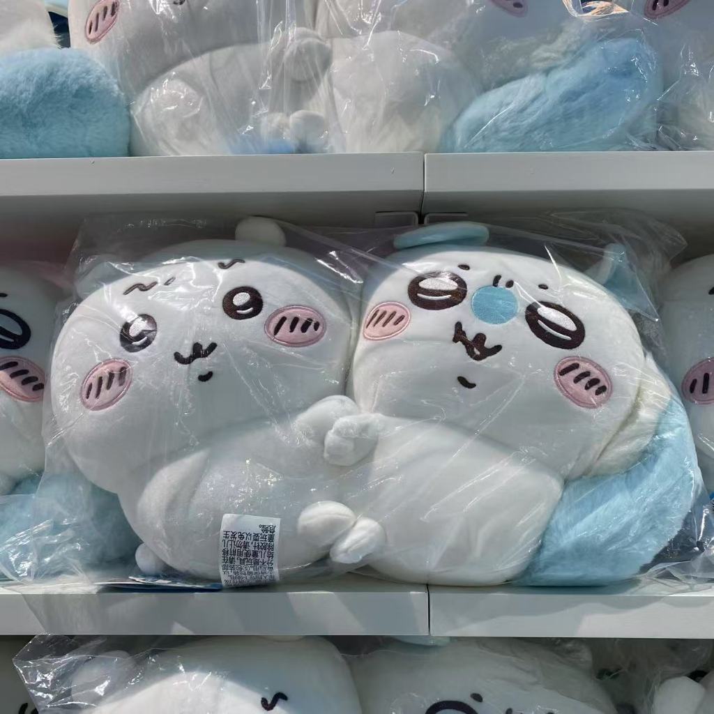 Mini miniso chiikawa Summer Series Double Hug Doll chiikawa & momonga ...