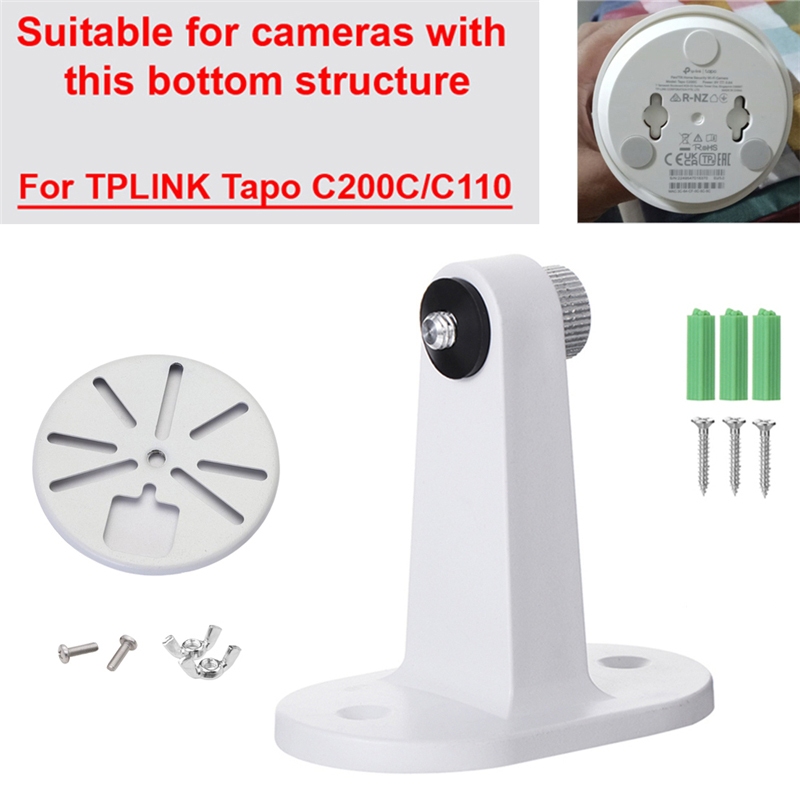 360° Adjustable Camera Mount Wall Bracket No punching With self