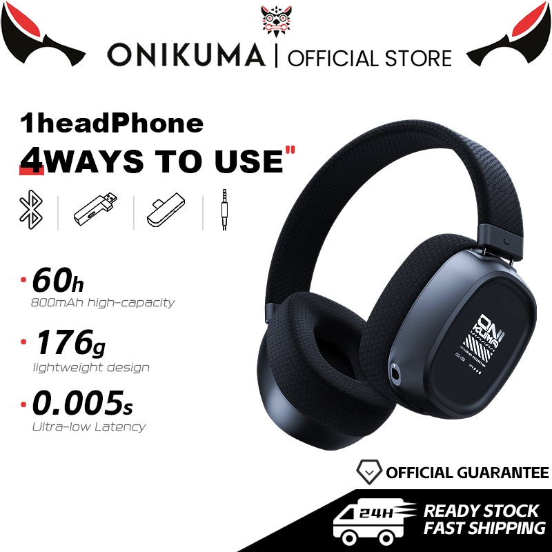 ONIKUMA NEW Gaming Headphones Wireless With Mic Over-Ear HiFi Surround  Sound Music Bluetooth Headset
